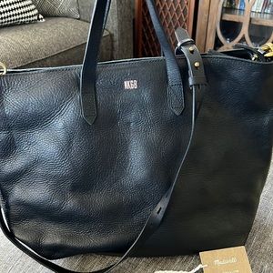Madewell The Zip-Top Transport Carryall True Black GUC